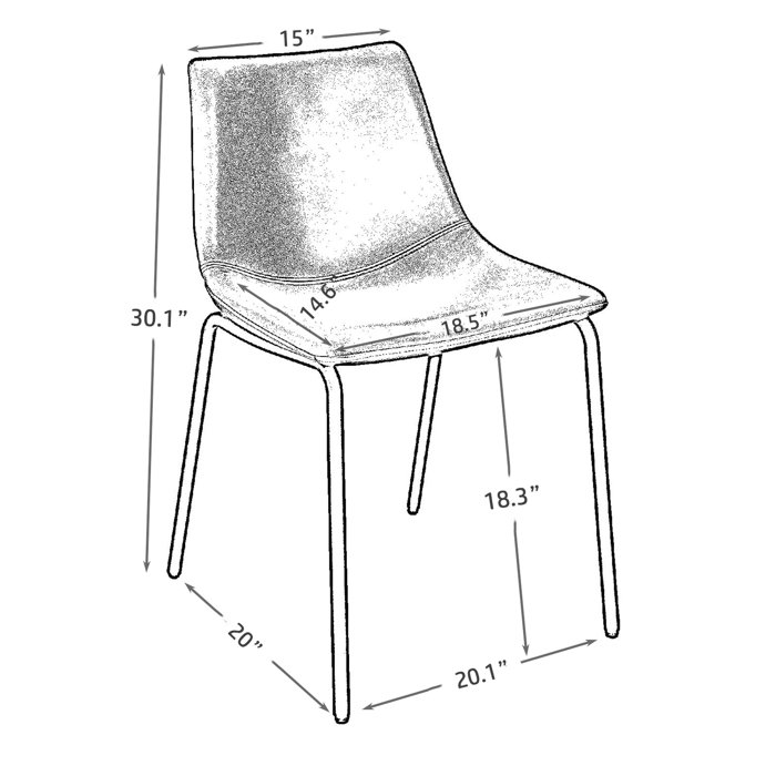 Latitude Run® Mid Century Centiar Dining Bucket Chair With Metal Legs